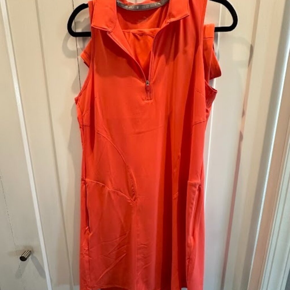 Puma Tennis Dress in Coral